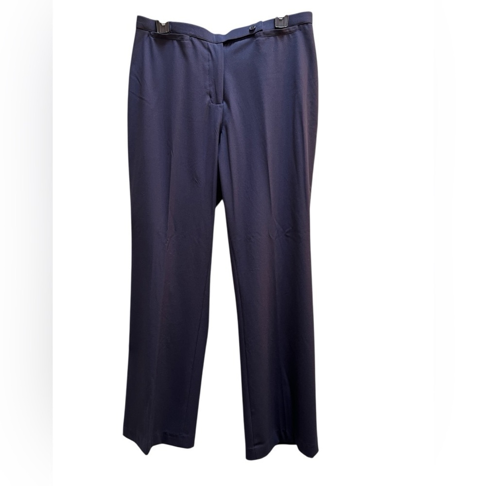 Women’s Navy Blue Straight Leg Dress Pants Size 12P Petite New NWT